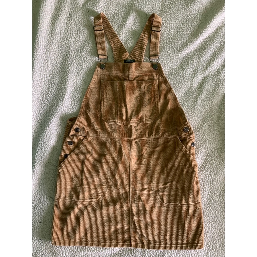 Corduroy overall dress